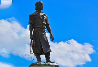 A estátua do Laçador